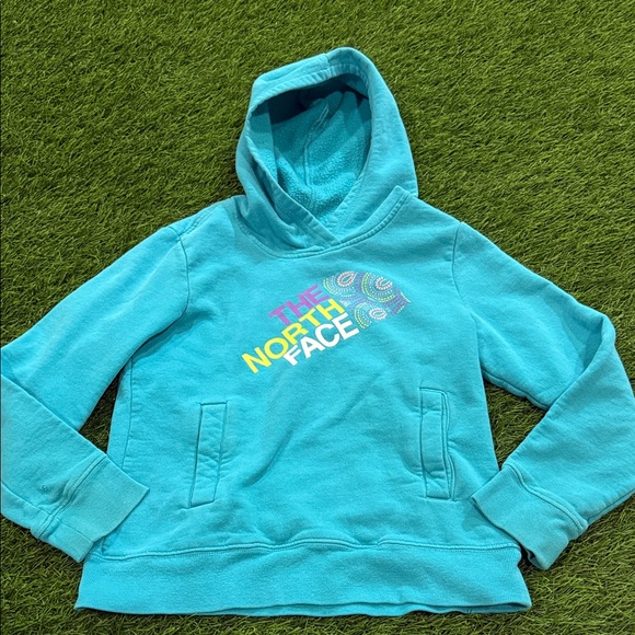Girls The North Face Hooded Pullover Sweatshirt - Picture 1 of 5